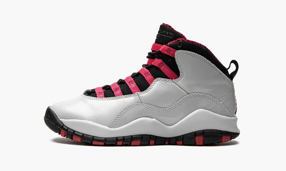 Nike Air Jordan 10 Retro (GS) Otroški Čevlji Črne Sive Rdeče Sive | Slovenija-1720836