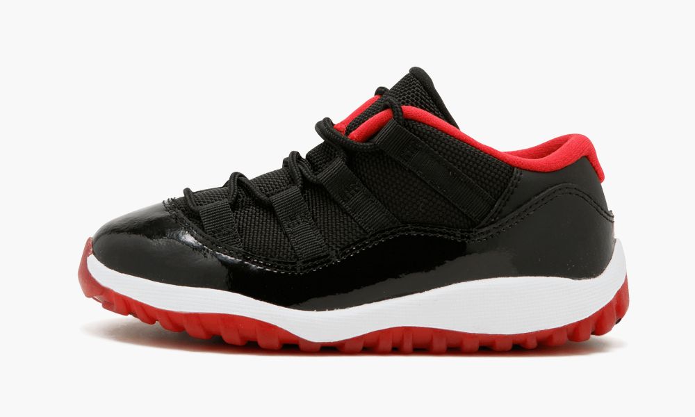 Nike Air Jordan 11 Low BT Otroški Čevlji Črne Rdeče Bele | Slovenija-3176895