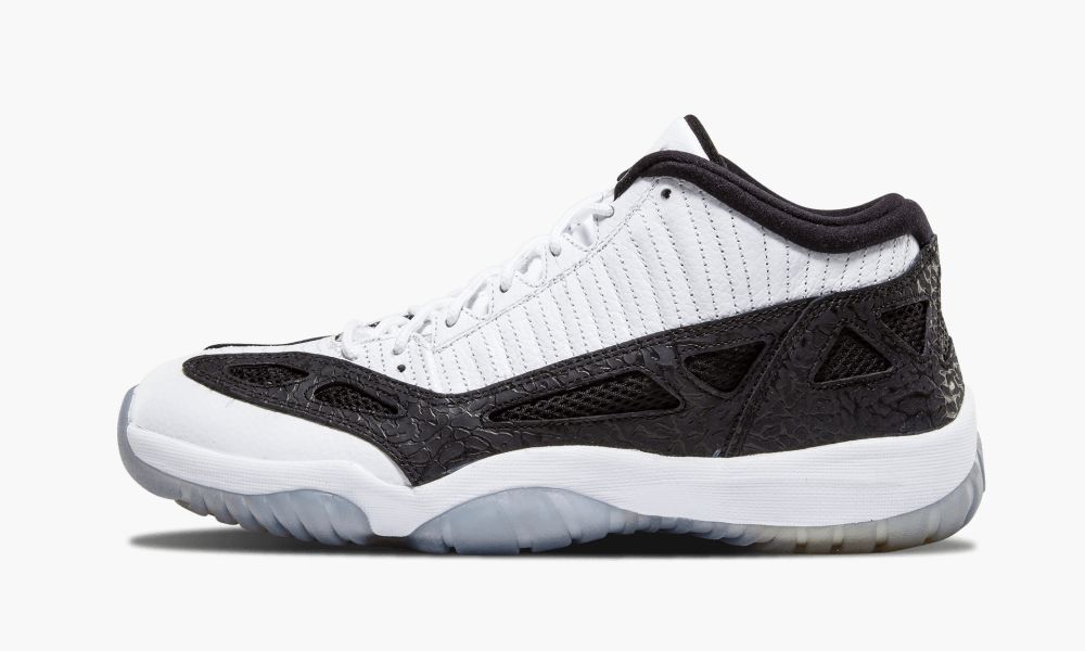 Nike Air Jordan 11 Retro Low Moški Čevlji Črne Bele Črne Srebrne | Slovenija-6851432