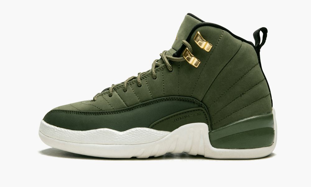 Nike Air Jordan 12 Retro GS Otroški Čevlji Zelene Zlate Olivno Zelene | Slovenija-6594378