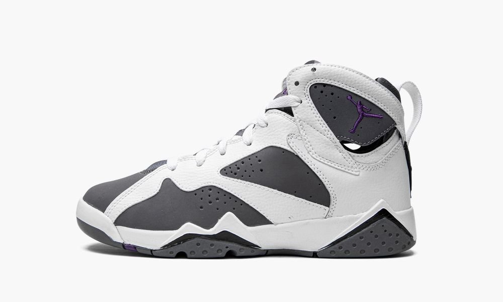 Nike Air Jordan 7 Retro (GS) Otroški Čevlji Bele Vijolične Sive | Slovenija-0897325