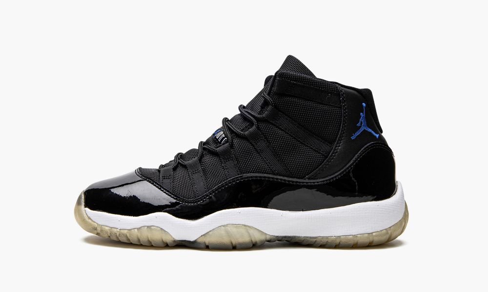 Nike Air Jordan 11 Retro (GS) "Space Jam" Otroški Čevlji Črne Bele Kraljevsko Modra | Slovenija-8037641