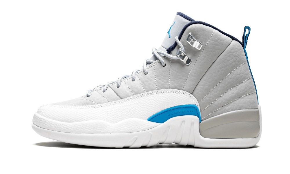 Nike Air Jordan 12 Retro BG "UNC" Otroški Čevlji Modre Sive Bele | Slovenija-8741269