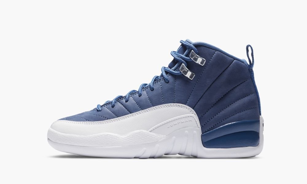 Nike Air Jordan 12 Retro GS "Indigo" Otroški Čevlji Modre Sive | Slovenija-6074291