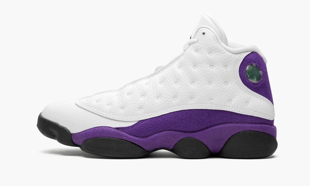 Nike Air Jordan 13 "Lakers" Moški Čevlji Črne Bele Vijolične Zlate | Slovenija-6027353