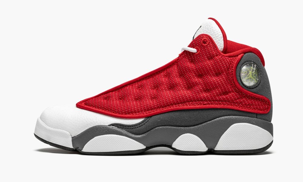 Nike Air Jordan 13 (PS) "Red Flint" Otroški Čevlji Rdeče Črne Rdeče Bele Sive | Slovenija-0821475