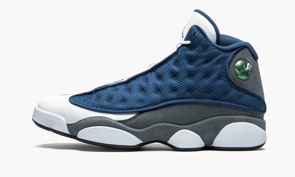 Nike Air Jordan 13 Retro "Flint 2020" Moški Čevlji Bele Modre Bele Temno Modre Sive | Slovenija-6140325