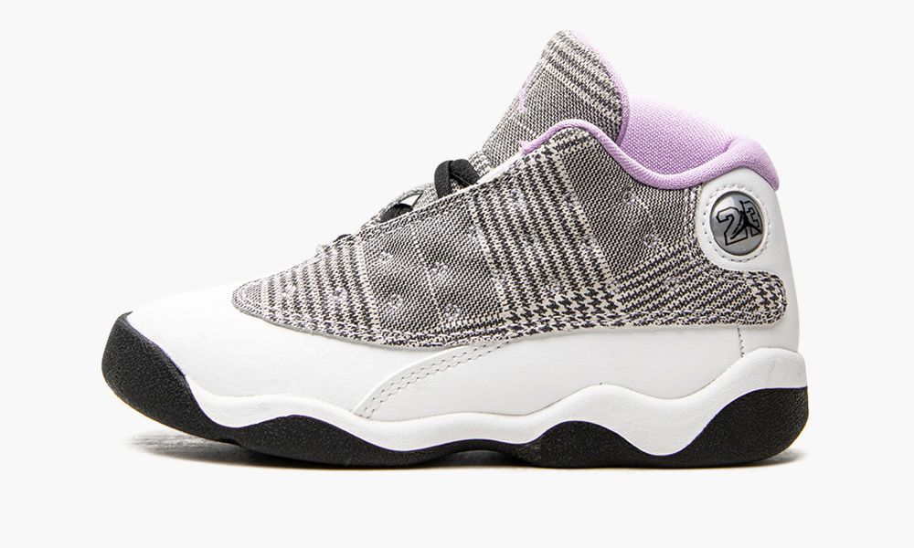 Nike Air Jordan 13 TD "Houndstooth" Otroški Čevlji Črne Bele Vijolične | Slovenija-8749612