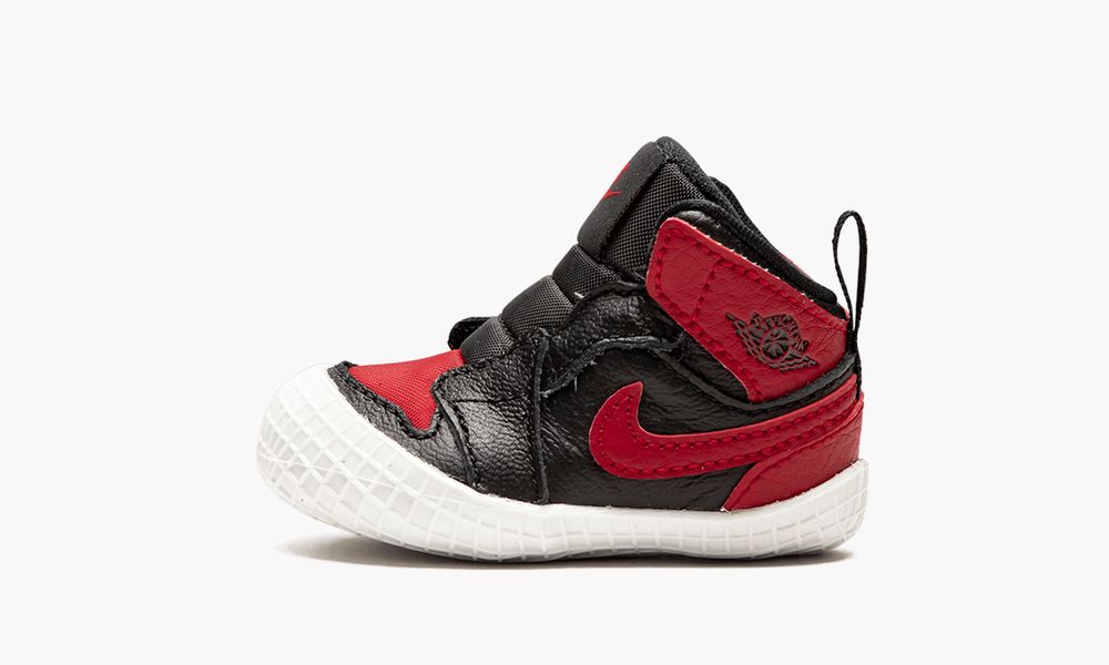 Nike Air Jordan 1 Crib Bootie "BRED" Otroški Čevlji Črne Rdeče | Slovenija-3809675