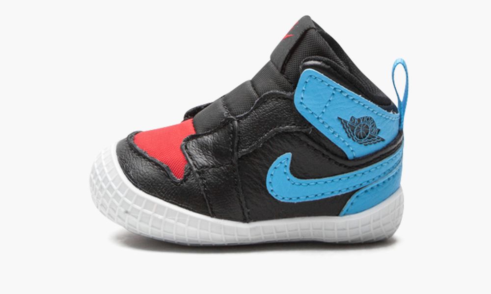 Nike Air Jordan 1 Crib Bootie "UNC to Chicago" Otroški Čevlji Črne Rdeče Modre | Slovenija-8491032