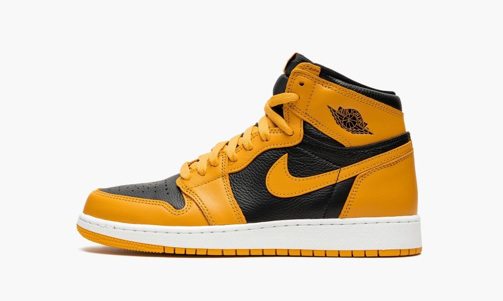 Nike Air Jordan 1 GS "Pollen" Otroški Čevlji Črne Bele Rumene | Slovenija-4687351