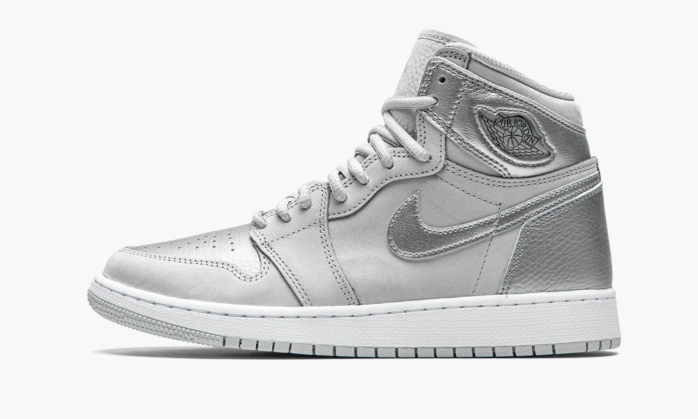 Nike Air Jordan 1 High OG GS "Co.JP - Metallic Silver" Otroški Čevlji Sive Srebrne Sive | Slovenija-0539487