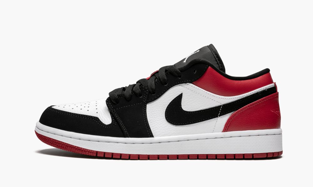 Nike Air Jordan 1 Low "Black Toe" Moški Čevlji Črne Bele Črne | Slovenija-6097842