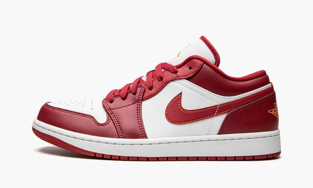 Nike Air Jordan 1 Low "Cardinal Red" Moški Čevlji Rdeče Bele | Slovenija-0289175