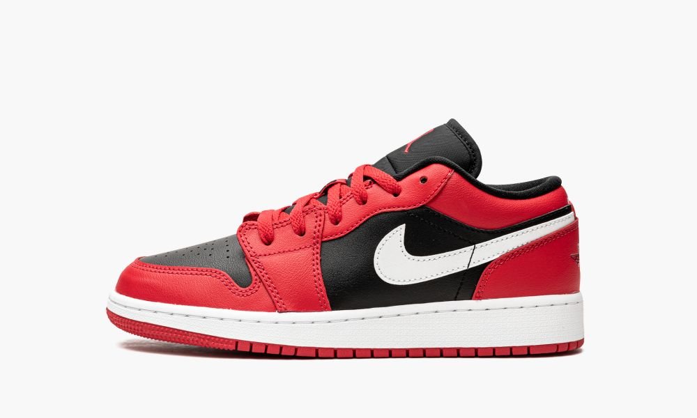 Nike Air Jordan 1 Low GS "Black / Very Berry" Otroški Čevlji Črne Rdeče Bele | Slovenija-6195720