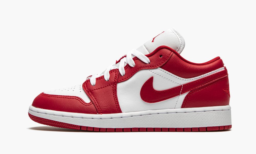 Nike Air Jordan 1 Low GS "Gym Red/White" Otroški Čevlji Rdeče Bele | Slovenija-0189247