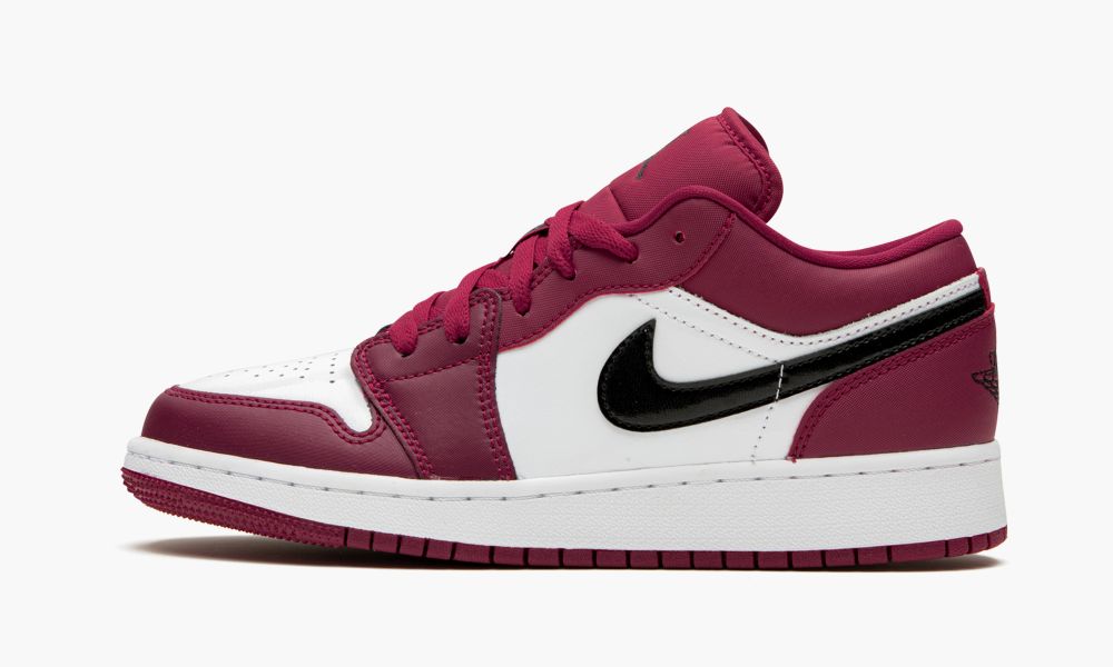 Nike Air Jordan 1 Low (GS) "Noble Red" Otroški Čevlji Črne Rdeče Bele | Slovenija-1425906