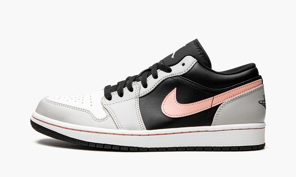 Nike Air Jordan 1 Low Moški Čevlji Črne Koralne Sive | Slovenija-5146370