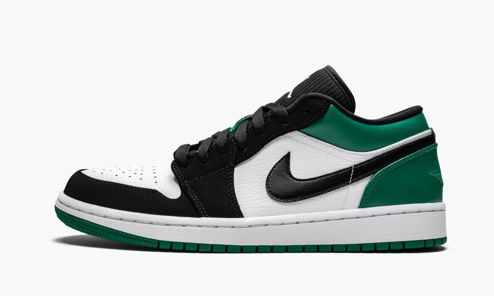 Nike Air Jordan 1 Low "Mystic Green" Moški Čevlji Črne Bele Zelene | Slovenija-9286740