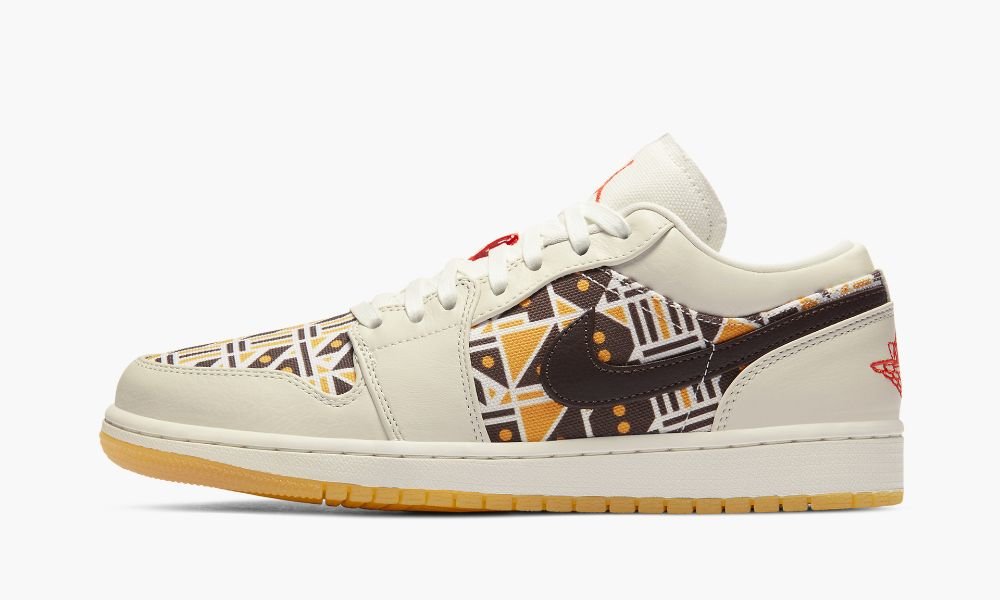 Nike Air Jordan 1 Low "Quai 54" Moški Čevlji Oranžne Rjave | Slovenija-5639284