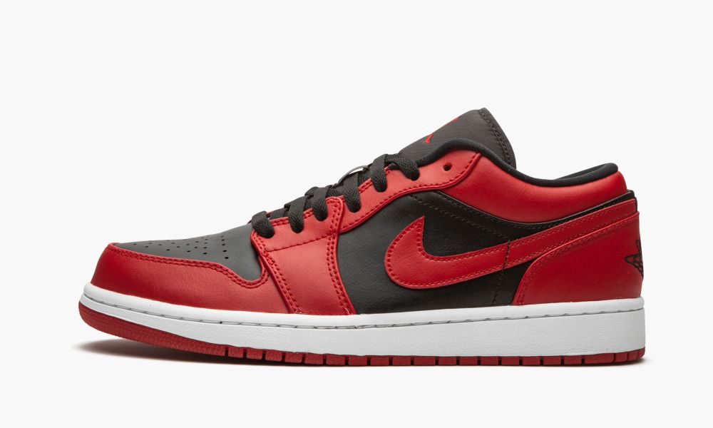 Nike Air Jordan 1 Low "Reverse Bred" Moški Čevlji Črne Rdeče Bele | Slovenija-8963107