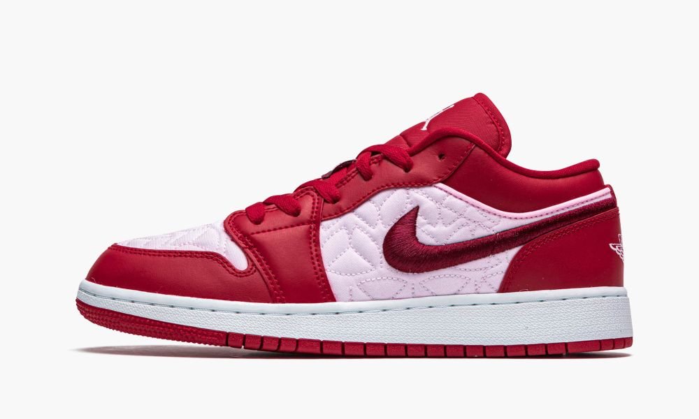 Nike Air Jordan 1 Low SE GS "Pink Quilt" Otroški Čevlji Rdeče Bele | Slovenija-9034825