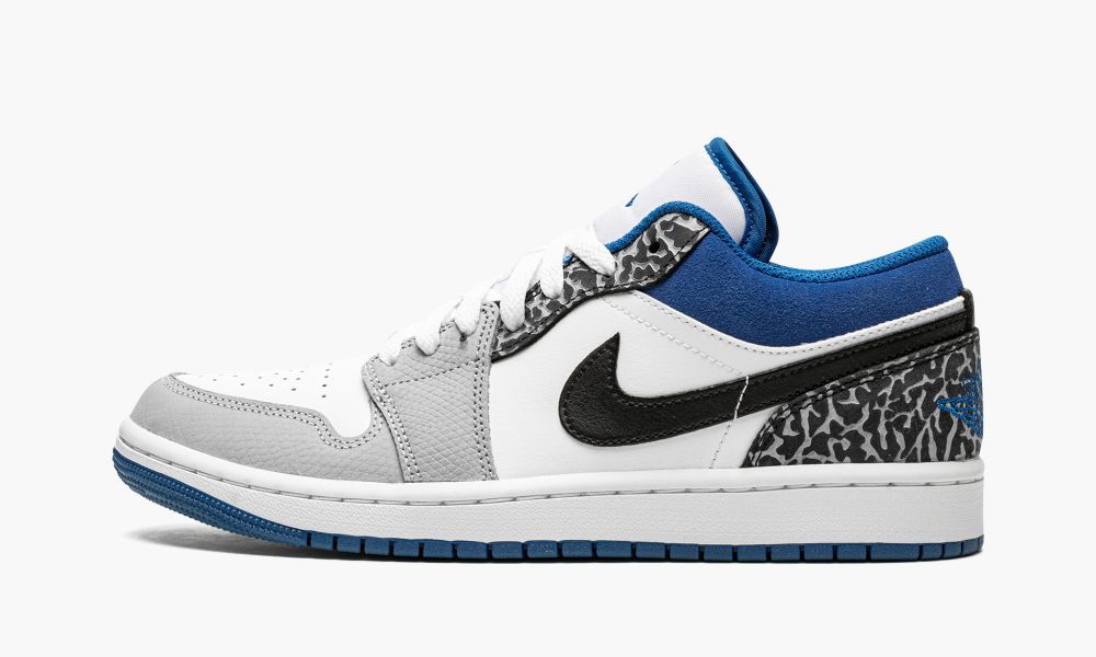 Nike Air Jordan 1 Low SE "True Blue" Moški Čevlji Bele Črne Modre | Slovenija-9471802