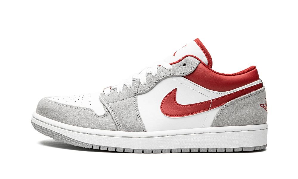 Nike Air Jordan 1 Low SE "White / Grey / Red" Moški Čevlji Bele Rdeče Sive Bele | Slovenija-1598264