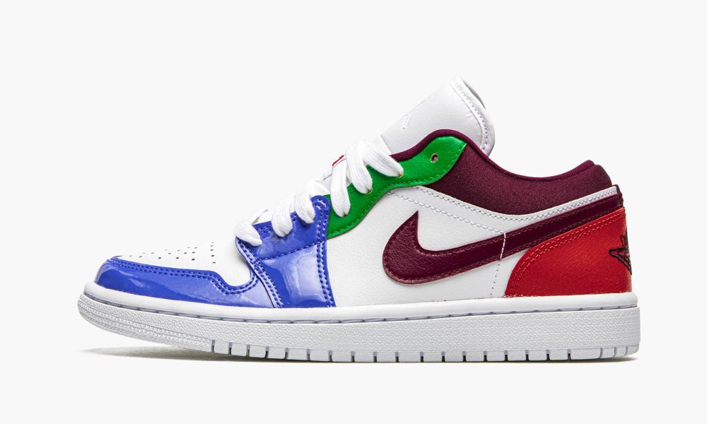 Nike Air Jordan 1 Low SE "White / Multicolor" Ženske Čevlji Bele Modre | Slovenija-9032641