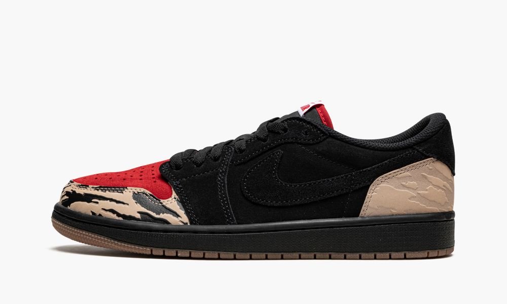 Nike Air Jordan 1 Low SP "SoleFly - Carnivore" Moški Čevlji Večbarvni Črne Bele | Slovenija-0749582