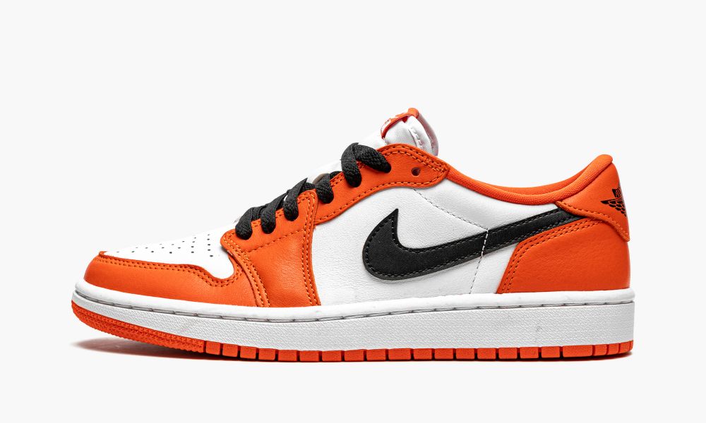 Nike Air Jordan 1 Low "Starfish" Ženske Čevlji Črne Bele Oranžne | Slovenija-0561473