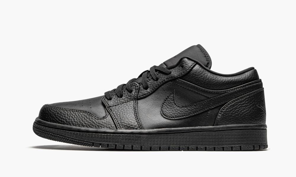 Nike Air Jordan 1 Low "Triple Black" Moški Čevlji Črne | Slovenija-3481679