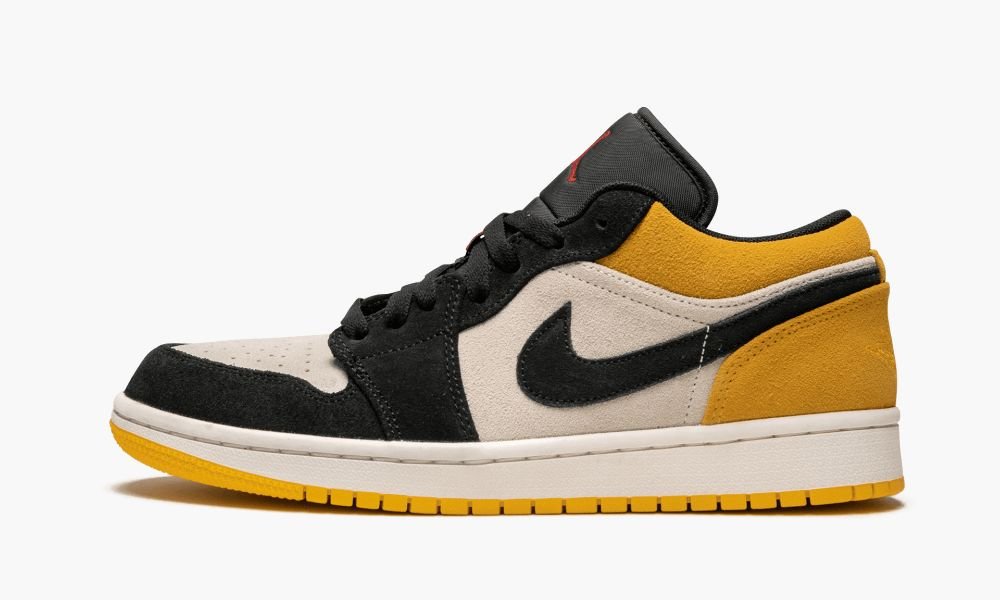 Nike Air Jordan 1 Low "University Gold" Moški Čevlji Črne Rdeče Zlate | Slovenija-9140285