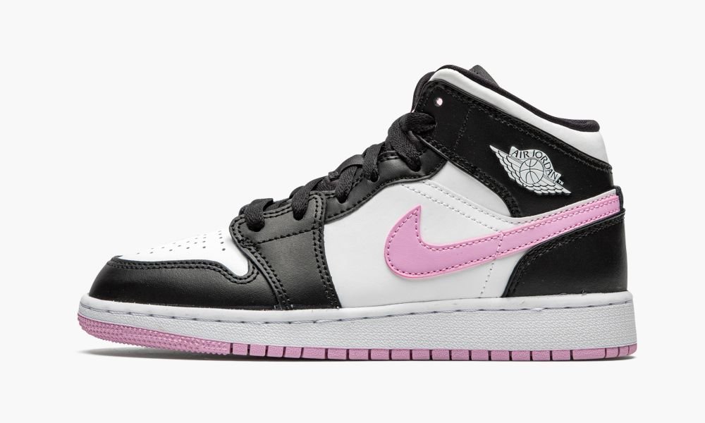 Nike Air Jordan 1 MID GS "Arctic Pink" Otroški Čevlji Črne Bele Črne Roza | Slovenija-5817924