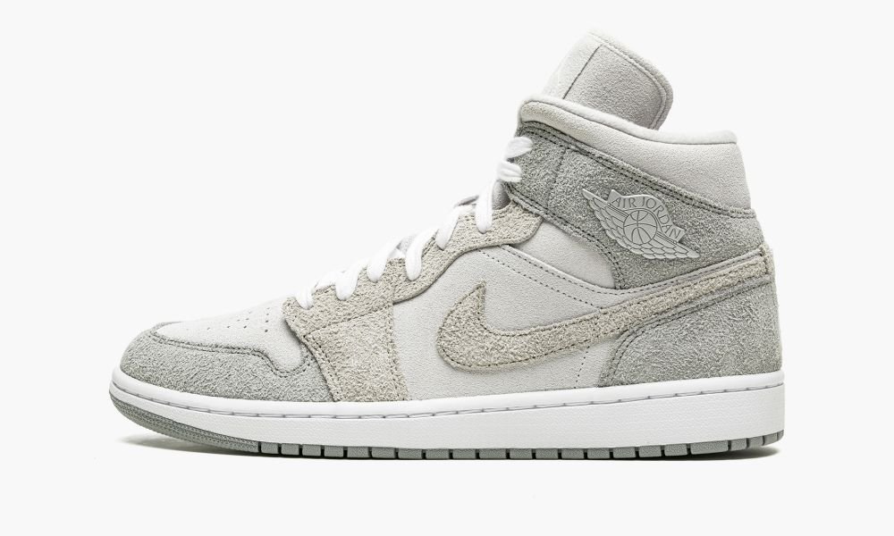 Nike Air Jordan 1 MID SE "Grey Fleece" Ženske Čevlji Sive | Slovenija-1542970