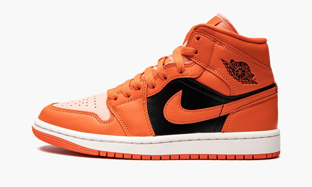 Nike Air Jordan 1 MID SE Ženske Čevlji Oranžne Rdeče Oranžne | Slovenija-9045728