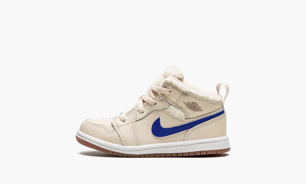 Nike Air Jordan 1 MID UTL (TD) Otroški Čevlji Bele Modre | Slovenija-4970163