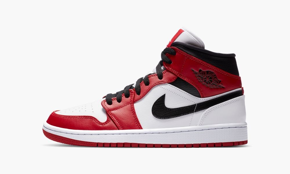 Nike Air Jordan 1 Mid "Chicago 2020" Moški Čevlji Rdeče Črne Bele Rdeče | Slovenija-4625078