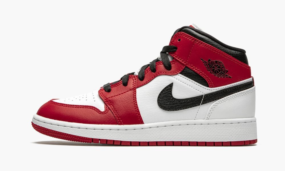 Nike Air Jordan 1 Mid GS "Chicago 2020" Otroški Čevlji Rdeče Črne Bele Rdeče | Slovenija-6412790