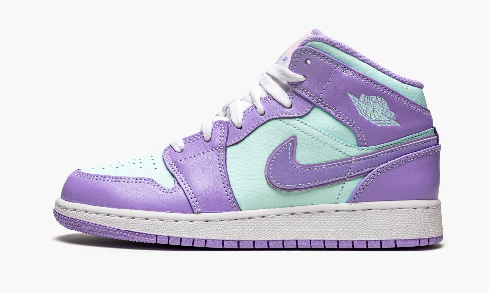 Nike Air Jordan 1 Mid GS "Purple Pulse / Arctic Punch" Otroški Čevlji Modre Vijolične | Slovenija-1709486