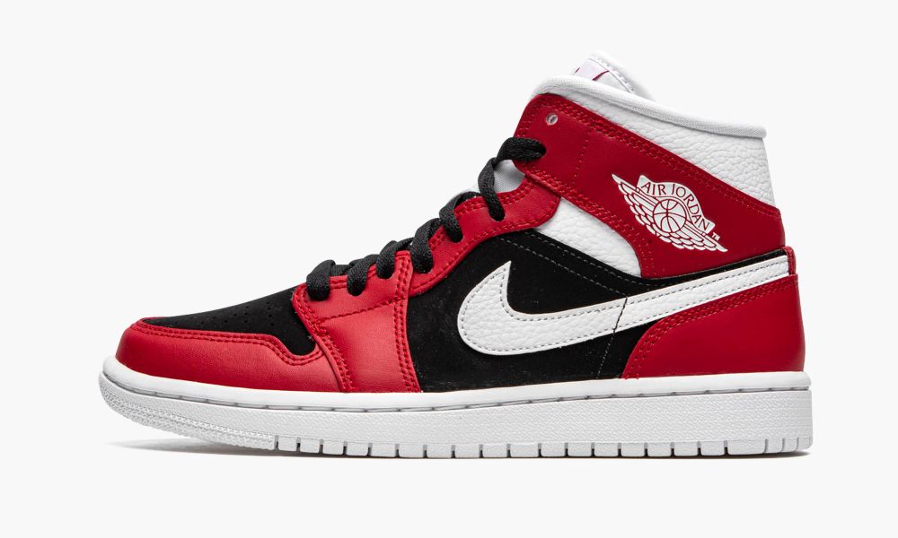 Nike Air Jordan 1 Mid "Gym Red / Black" Ženske Čevlji Črne Rdeče Bele | Slovenija-1397250