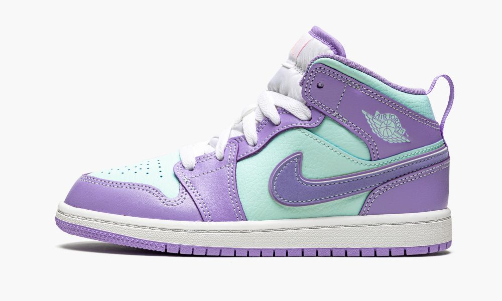 Nike Air Jordan 1 Mid PS "Purple Pulse / Glacier Blue" Otroški Čevlji Modre Vijolične | Slovenija-2360587