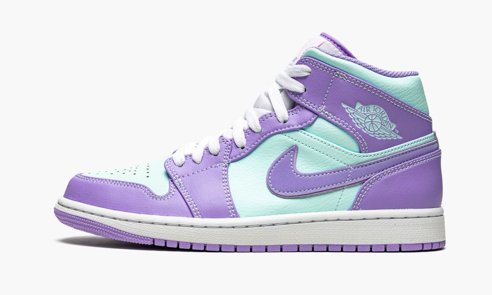 Nike Air Jordan 1 Mid "Purple Pulse / Glacier Blue" Moški Čevlji Modre Vijolične | Slovenija-6518247