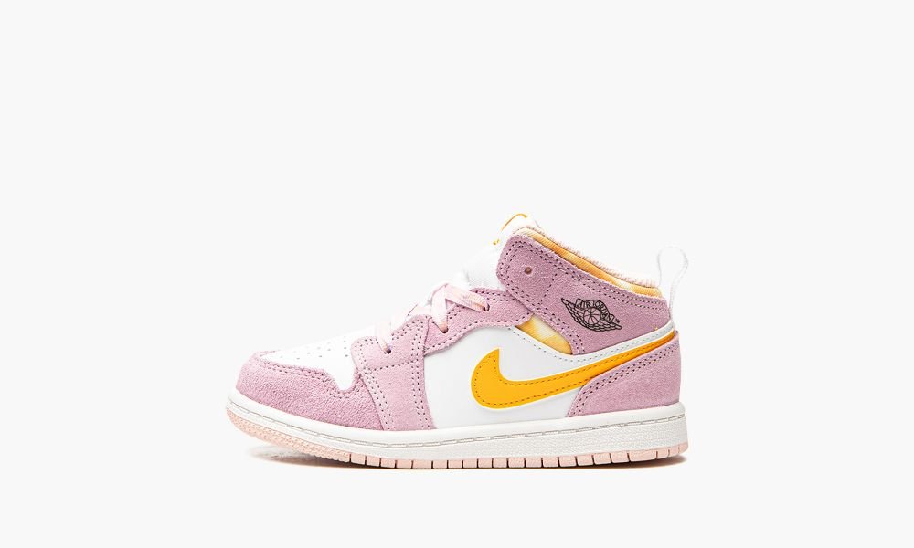 Nike Air Jordan 1 Mid SE "Arctic Pink" Otroški Čevlji Roza | Slovenija-7514906