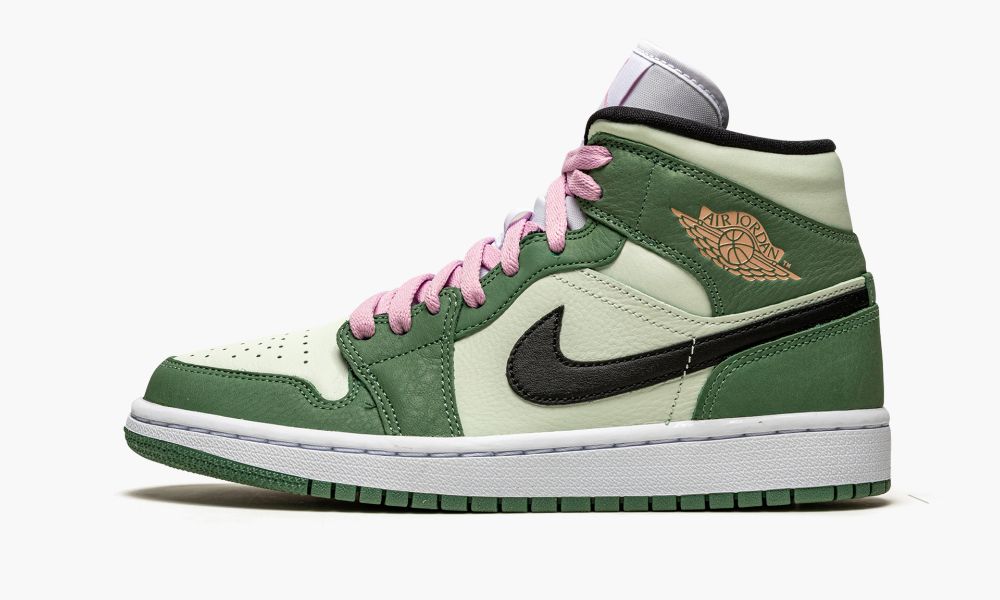 Nike Air Jordan 1 Mid SE "Dutch Green" Ženske Čevlji Črne Zelene | Slovenija-0329416