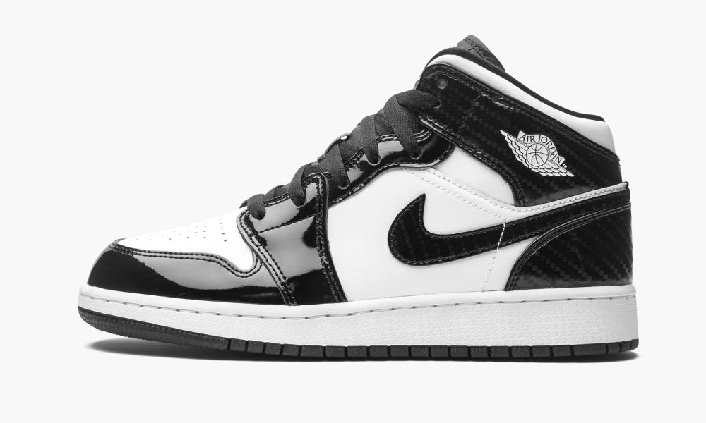 Nike Air Jordan 1 Mid SE GS "All-Star Weekend 2021" Otroški Čevlji Črne Bele | Slovenija-0864753