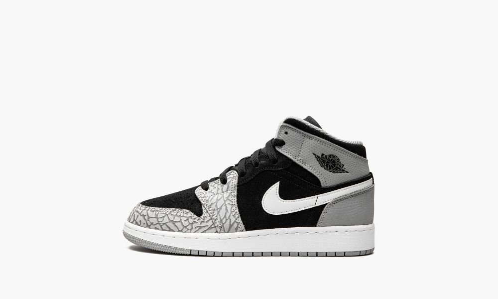 Nike Air Jordan 1 Mid SE GS Otroški Čevlji Črne Rdeče Bele | Slovenija-9873216