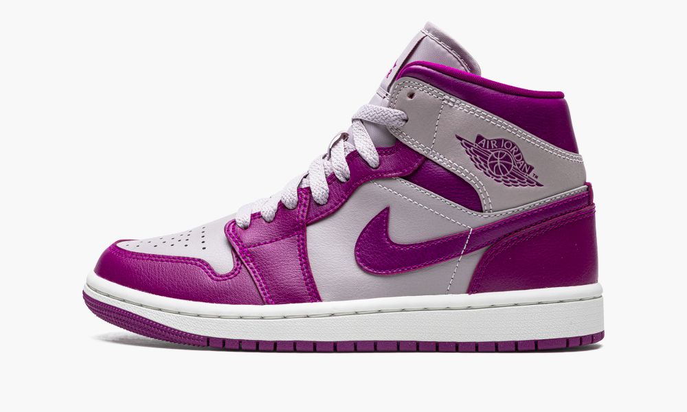 Nike Air Jordan 1 Mid Ženske Čevlji Vijolične Rdeče Sive Vijolične Sive | Slovenija-6380472