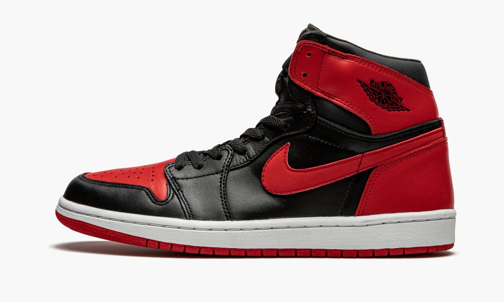 Nike Air Jordan 1 Retro "BRED 01'" Moški Čevlji Črne Rdeče | Slovenija-4269718