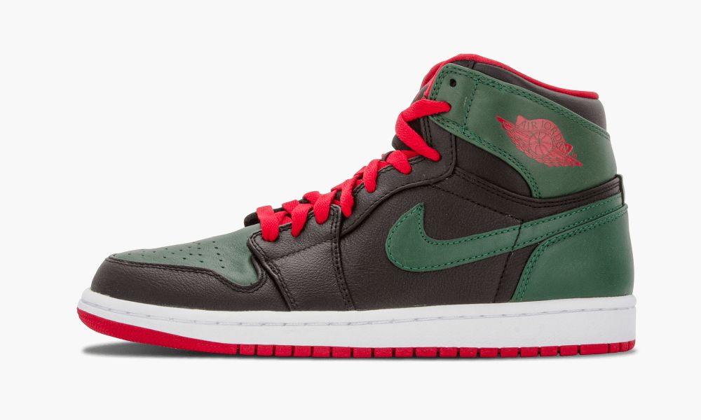 Nike Air Jordan 1 Retro High "Gucci" Moški Čevlji Črne Rdeče Zelene | Slovenija-9275814